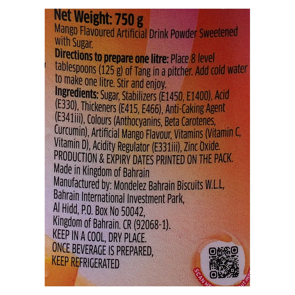 Tang Mango Powder Juice 750 gm - view 4