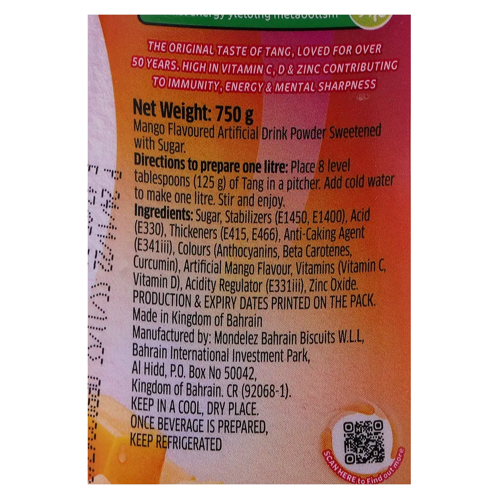 Tang Mango Powder Juice 750 gm - view 5