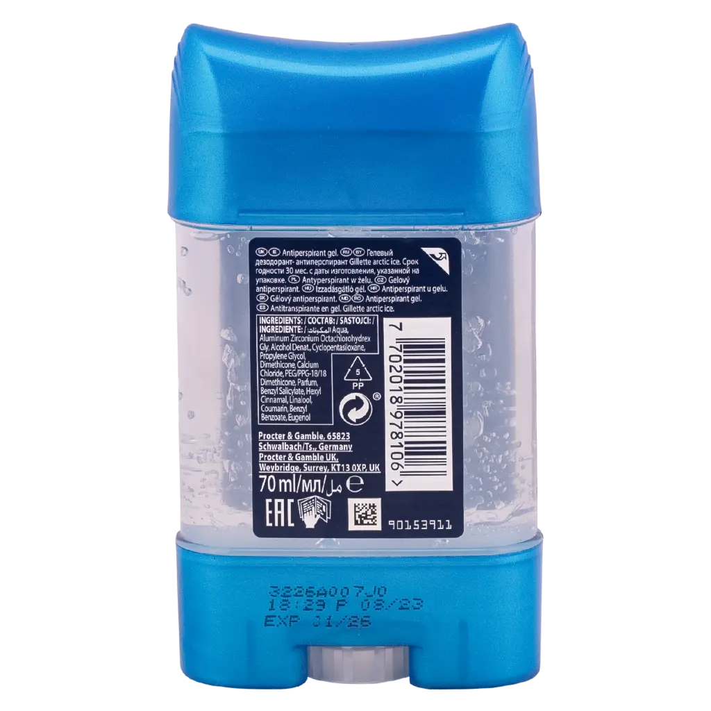 Gillette Stick Gel Deodorant Artic Ice 70 ml - view 2