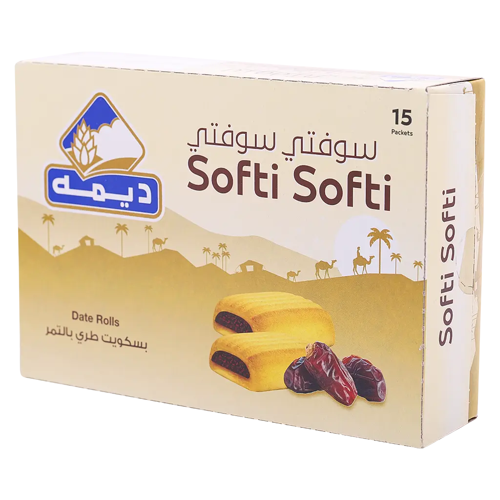 Deemah Softi Biscuit Date Roll Box 15 Pcs 21 gm - view 2