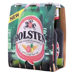 Holsten Pink Guava & Pineapple Bottles 6 Pcs 330 ml