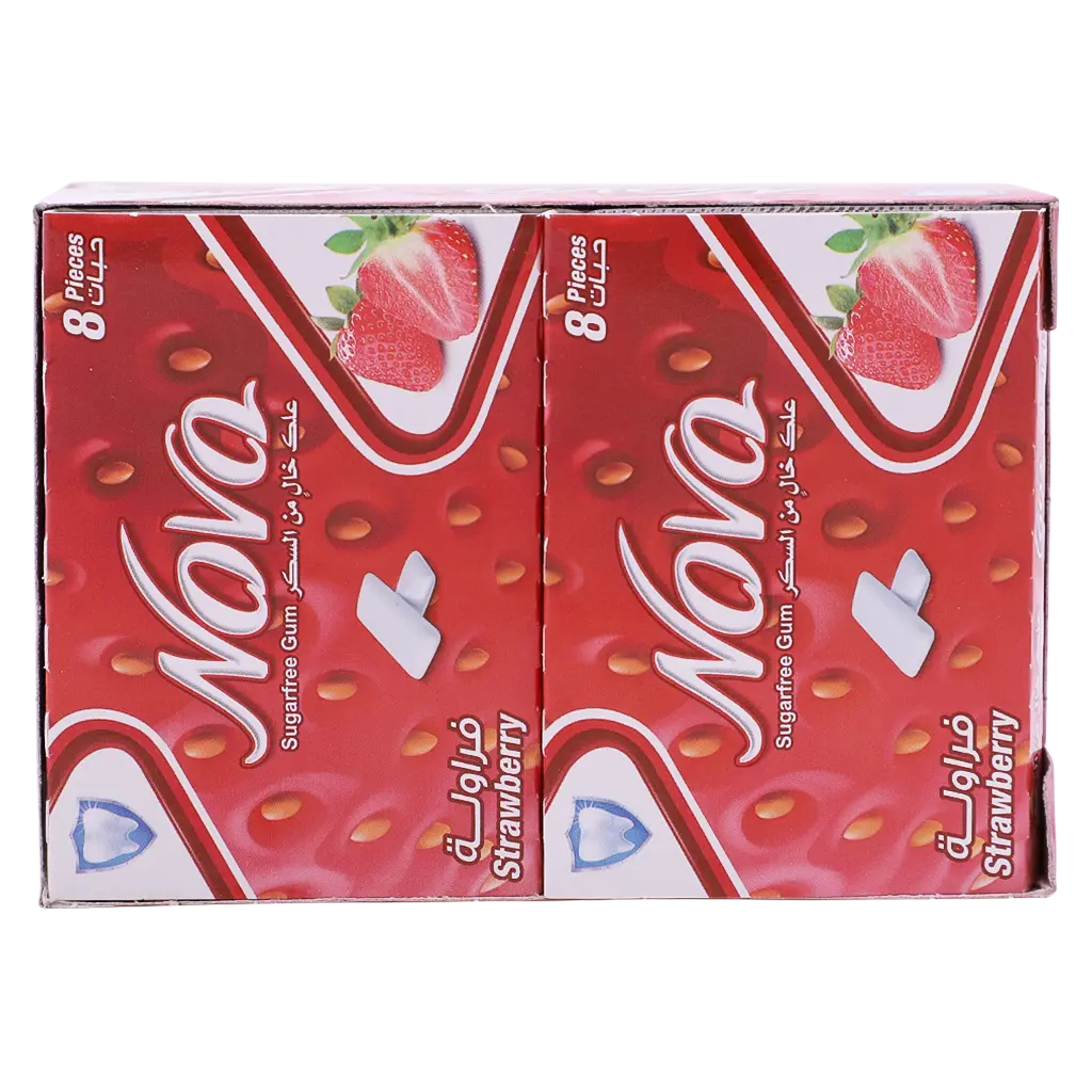 Nova Chewing Gum Blister Strawberry 10 pcs 112 gm - view 3