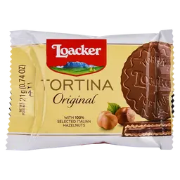 Loacker Tortina Wafer With Hazelnut 21 gm