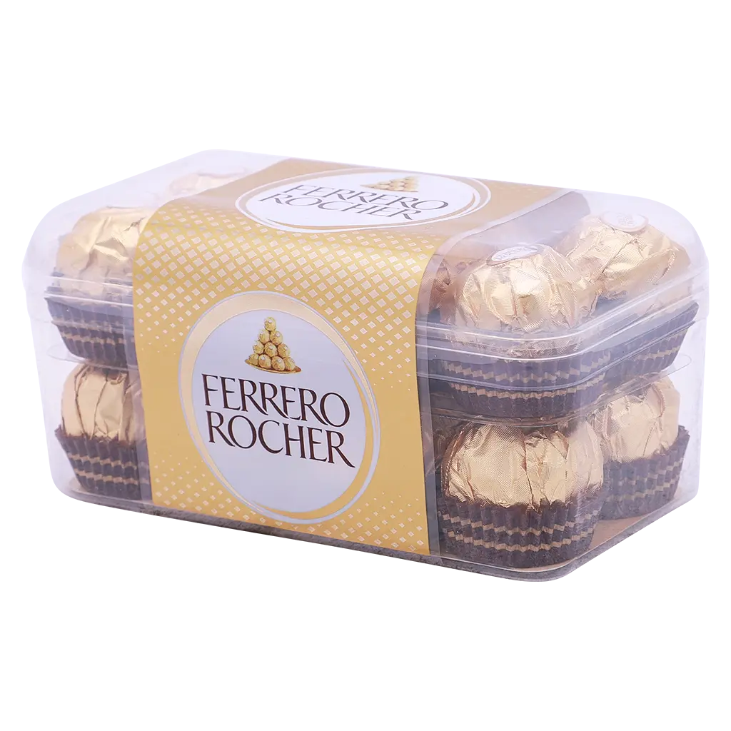 Ferrero Rocher Fine Hazelnut Milk Chocolates Gift Box 16 Pieces 200 gm - view 2