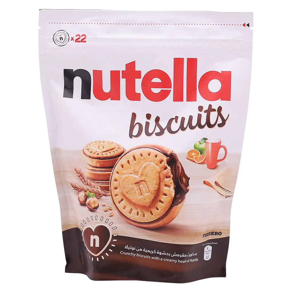 Nutella Crunchy Biscuits With a Creamy Heart 304 gm - view 2
