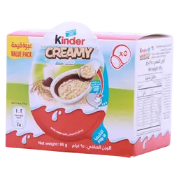Kinder Creamy Milky & Crunchy With Crispy Rice 5 Pcs 19 gm