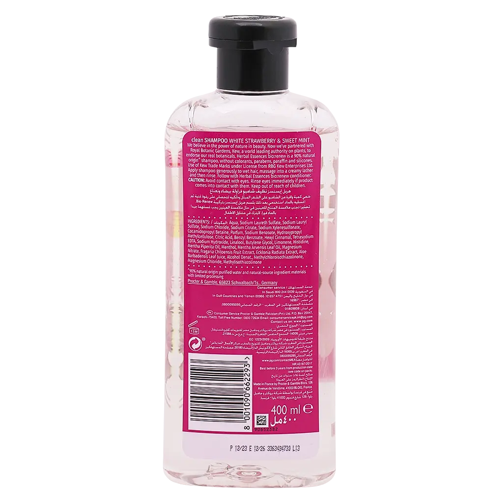 Herbal Essences Shampoo White Strawberry & Sweet Mint 400 Ml - view 2