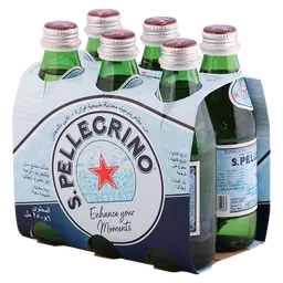 San Pellegrino Water Sparkling Glass 6 pcs 250 ml