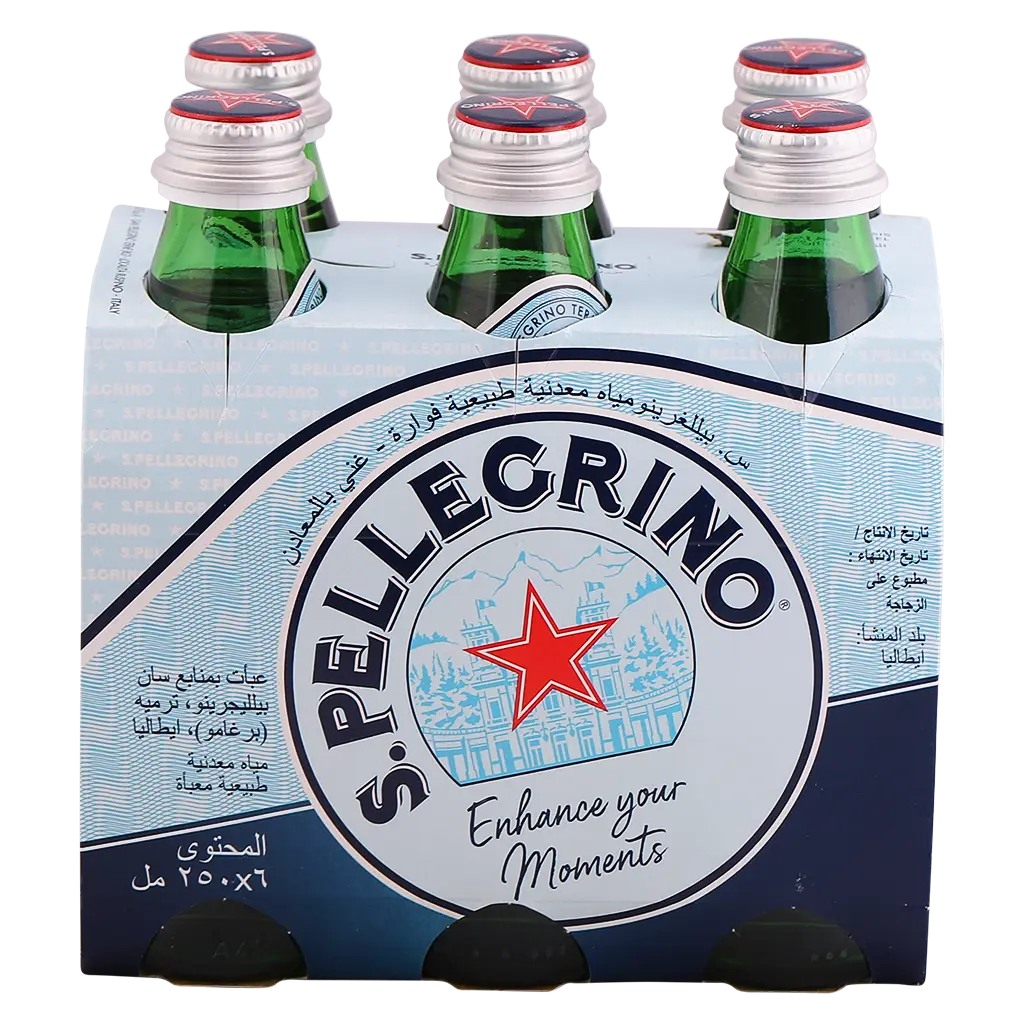 San Pellegrino Water Sparkling Glass 6 pcs 250 ml - view 2
