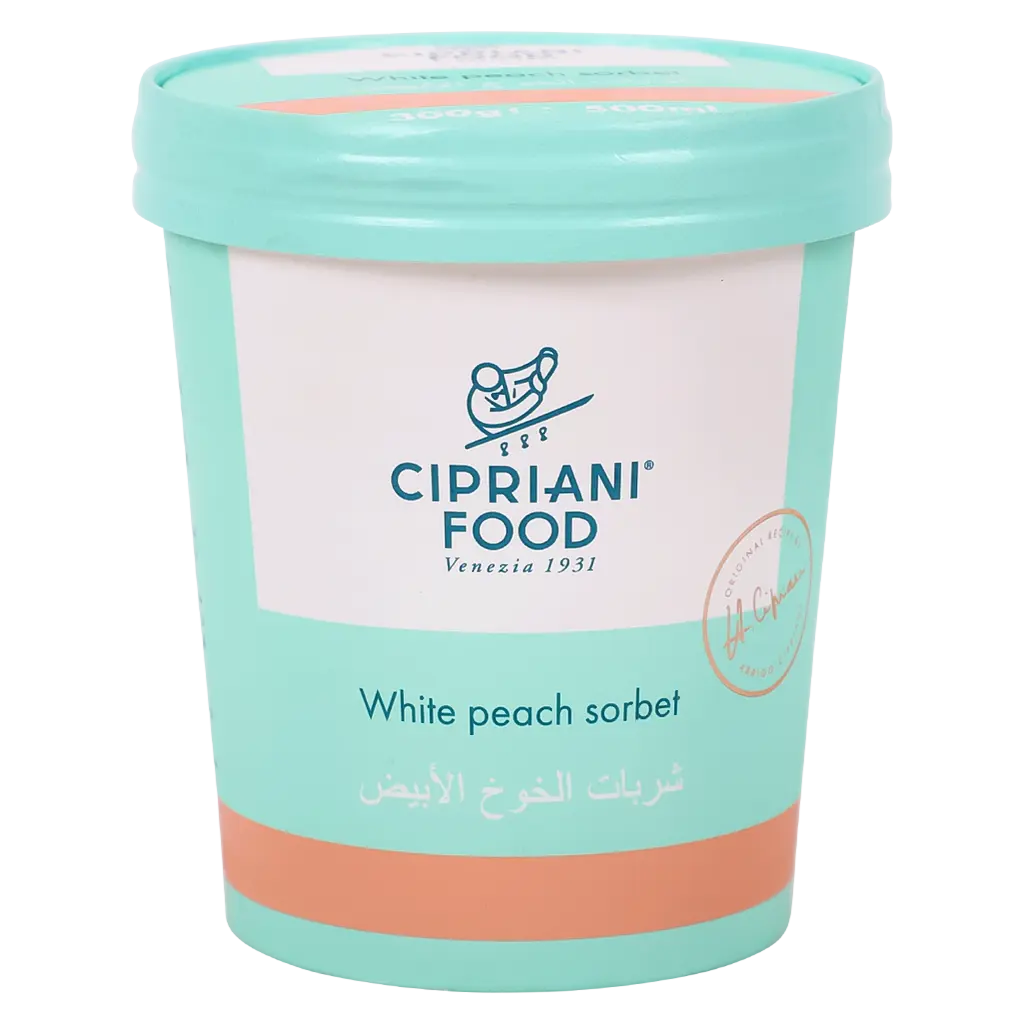 Cipriani White Peach Sorbet Ice Cream 500 ml - view 1