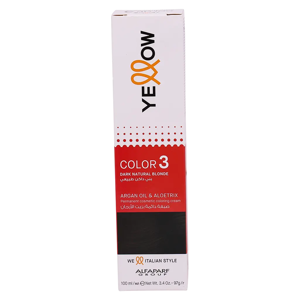 Yellow Color Permanent 3.0 Dark Natural Brown 100 ml - view 2