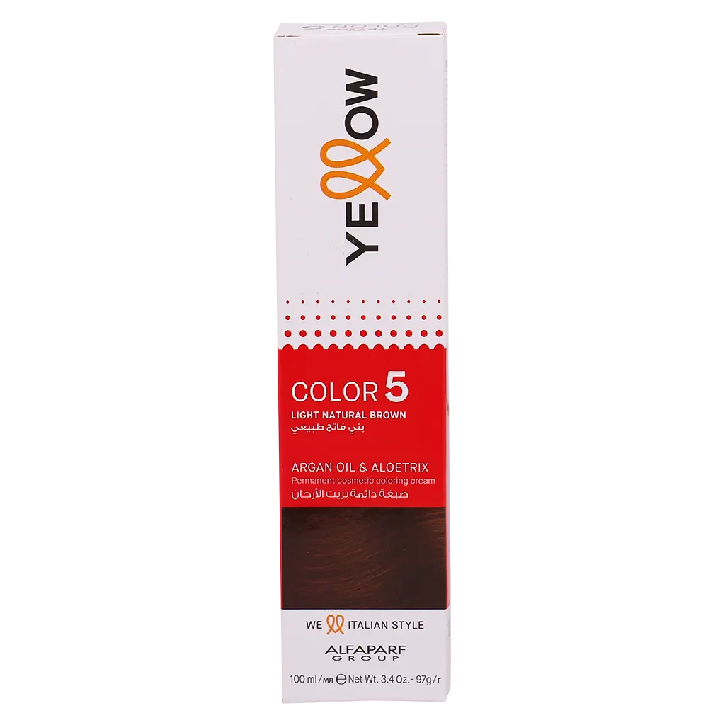 Yellow Color Permanent 5.0 Light Natural Brown 100 ml - view 2