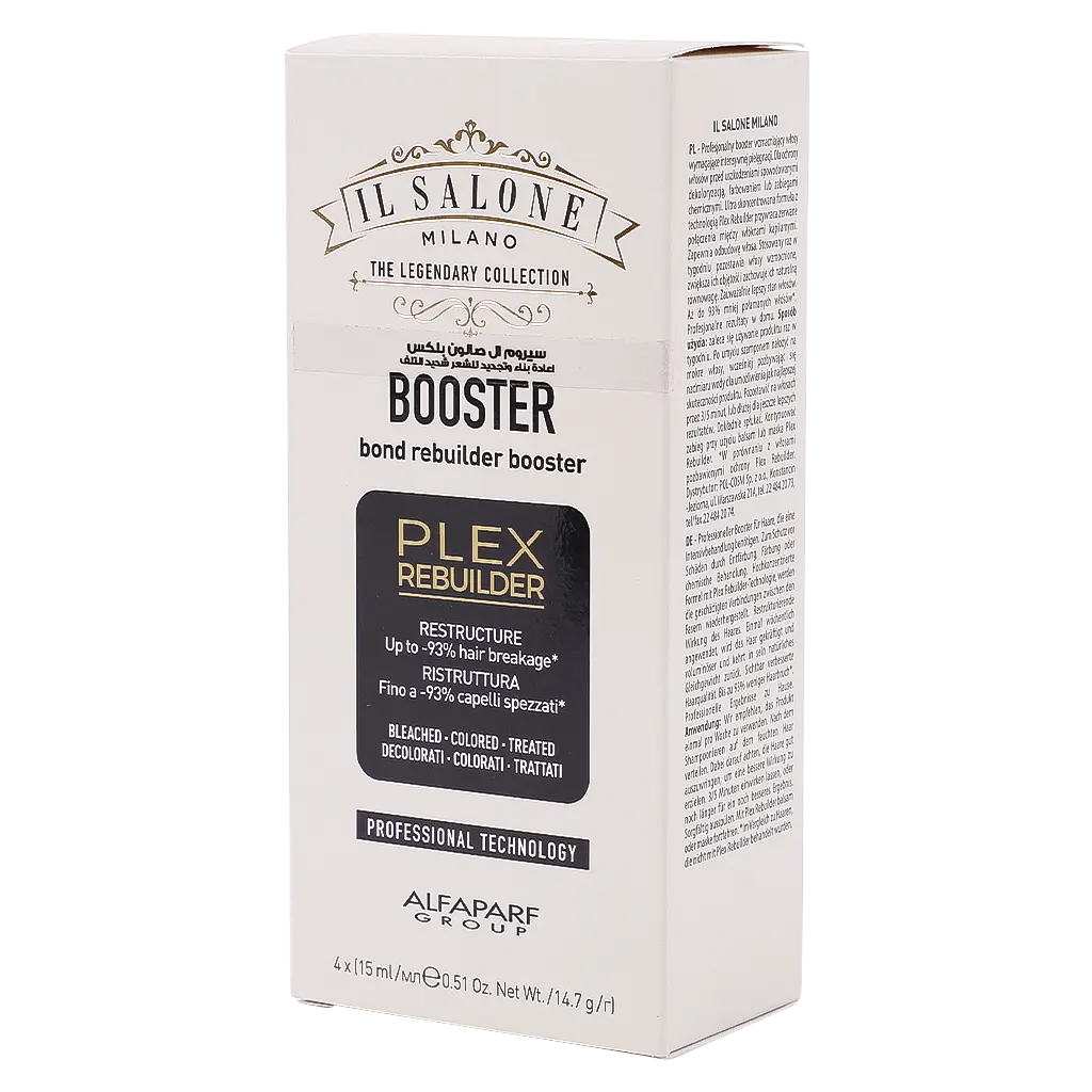 IL Salone Plex Bond Rebuilder Booster Restructuring Serum For Very Damaged Hair 4 pcs 15 ml - view 1