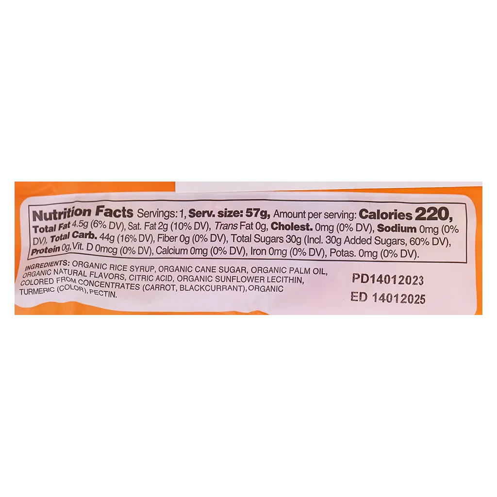 Yum Earth Organic Chewys 57 gm - view 3
