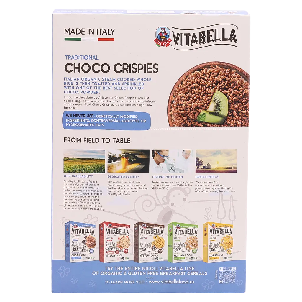 Vitabella Organic Choco Crispies Corn Flakes - view 3