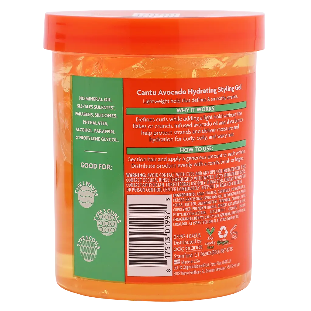 Cantu Avocado Styling Gel 524 gm - view 2