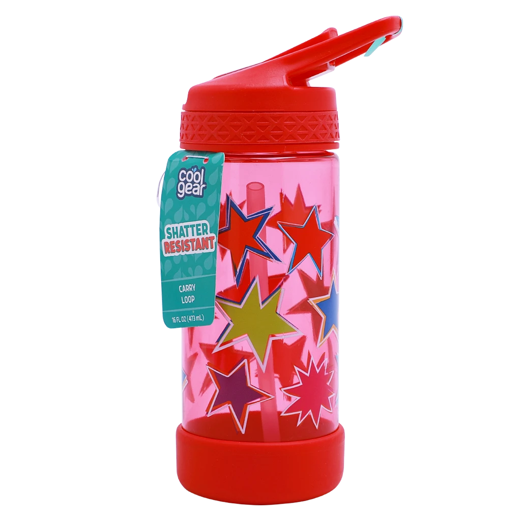 Cool Gear Water Bottle Red 454 ml