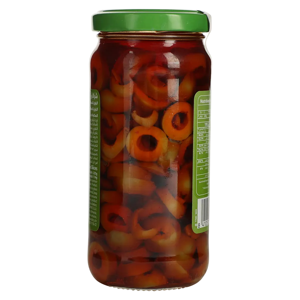 Coopoliva Green Olives Slices Hot 114 gm - view 2