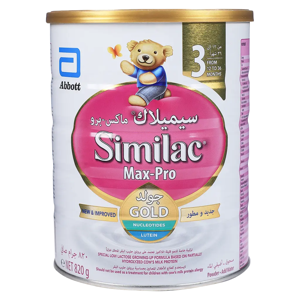 Similac Max Pro Baby Formula From 12 To 36 Months 820 gm - view 1