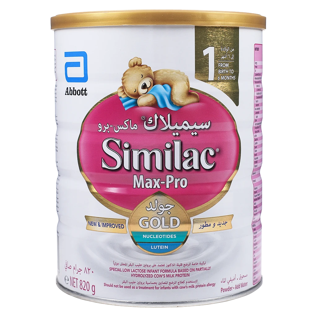 Similac Max Pro Baby Formula From Birth To 6 Months 820 gm