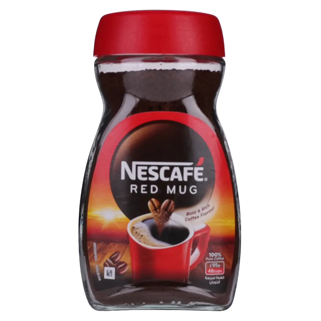 Buy Nescafe Red Mug Soluble Coffee 95 gm | Ninja Saudi Arabia