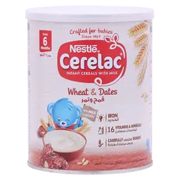 Cerelac With Wheat & Dates 6 months 400 gm