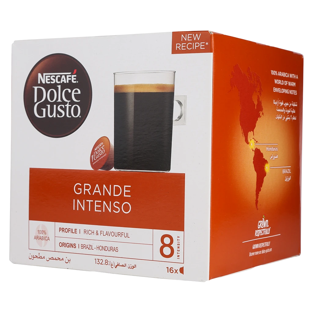 Nescafe Dolce Gusto Grande Intenso 16 Capsules 132.8 gm