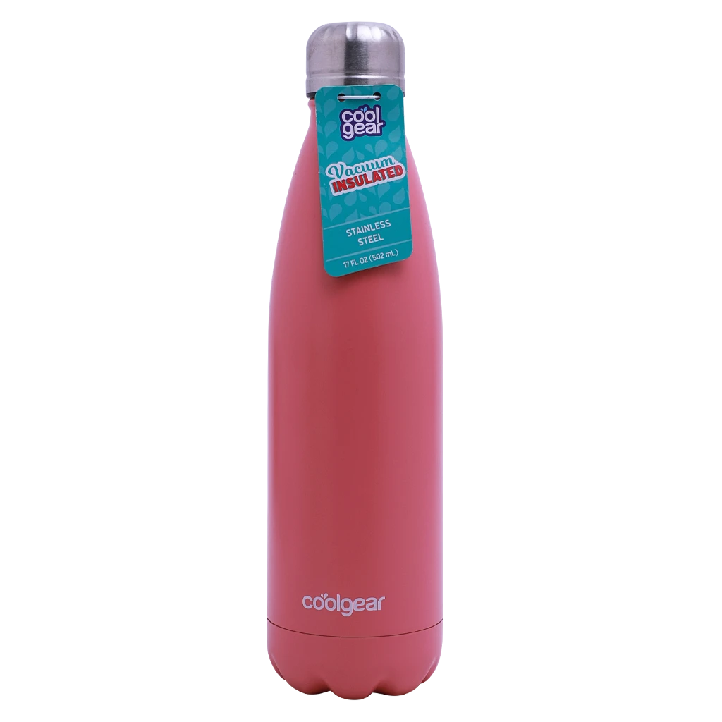 Cool Gear Water Bottle Pink 483 ml
