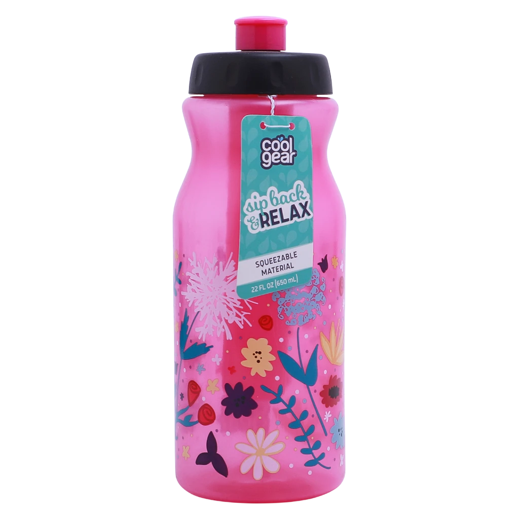 Cool Gear Water Bottle Pink 625 ml