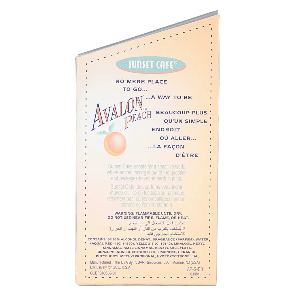 Sunset Cafe Eau De Perfume Avalon Peach 22 ml - view 5