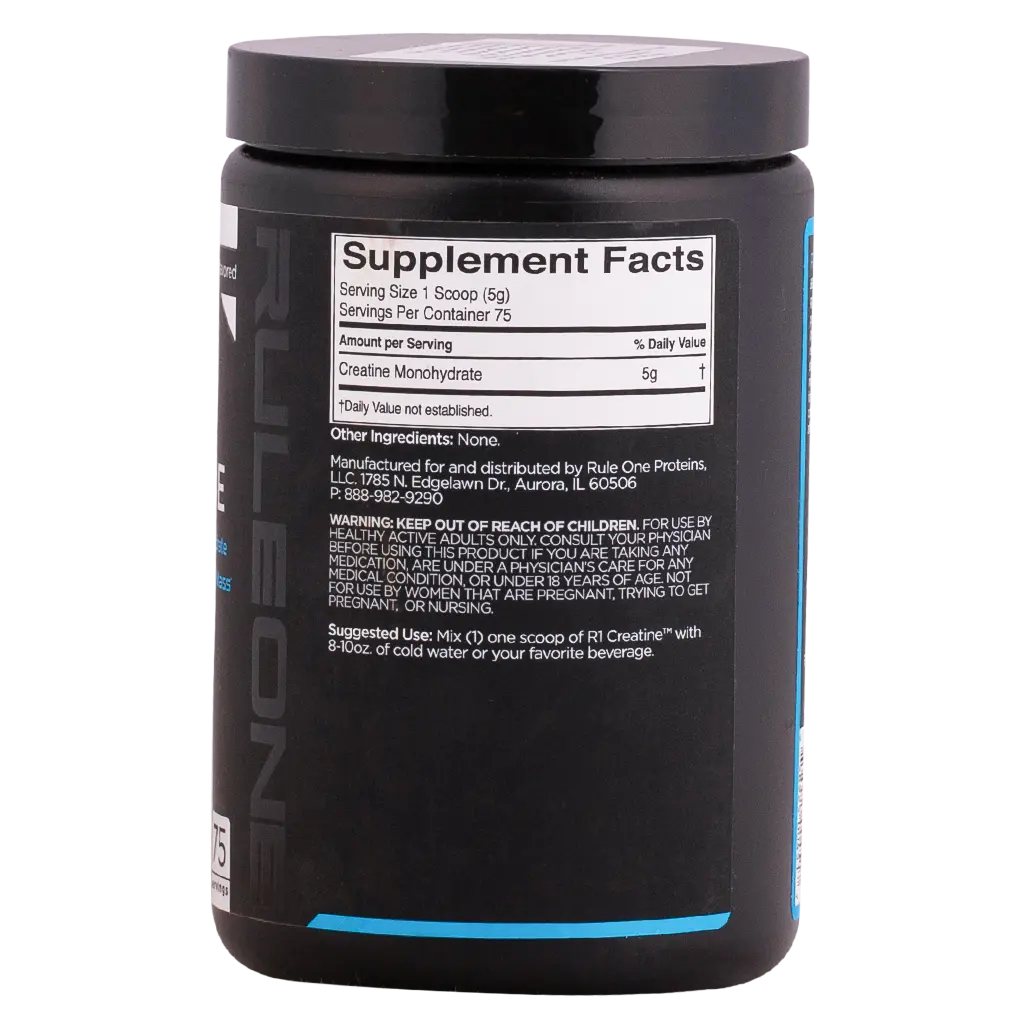 R1 Creatine Monohydrate Unflavored 375 gm - view 3