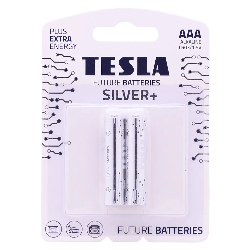 Tesla Batteries AAA Silver 2 Pcs - view 1