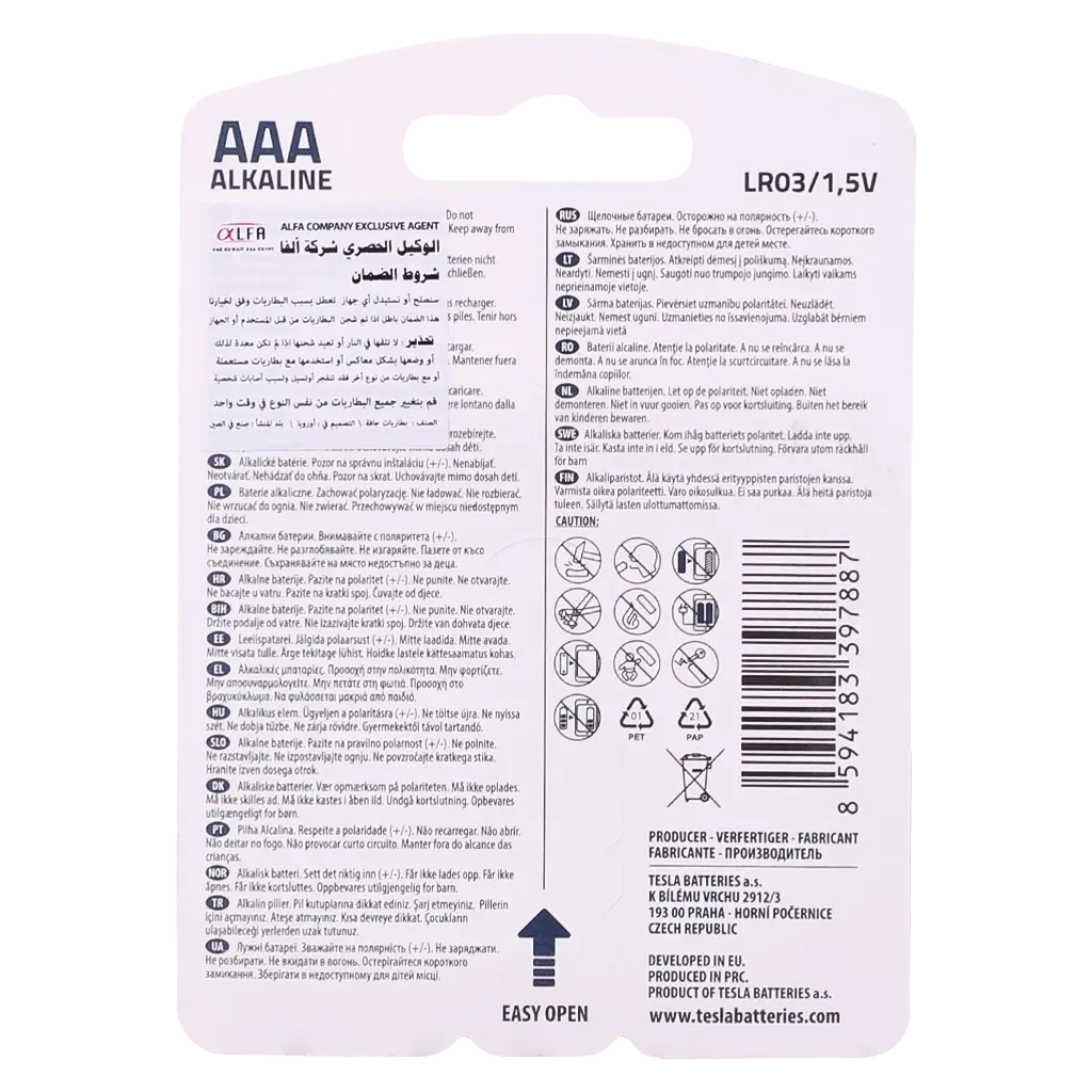 Tesla Batteries AAA Silver 2 Pcs - view 2