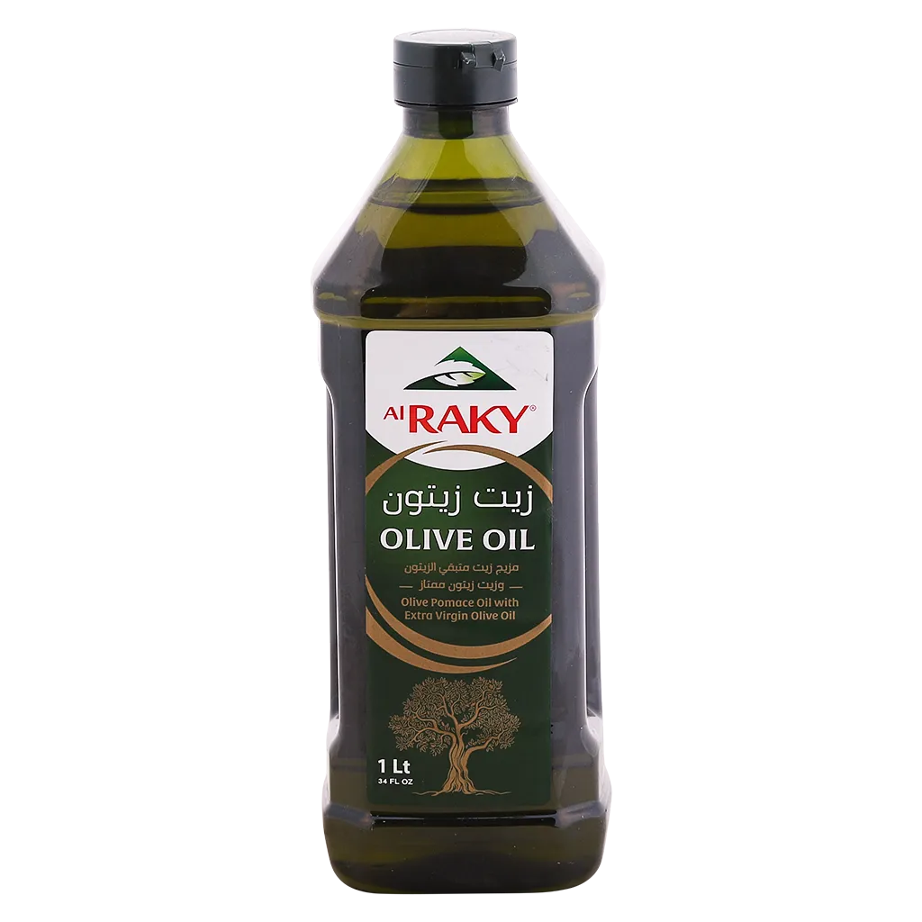 Buy AL Raky Olive Oil 1 L Pomace With Extra Virgin | Ninja Saudi
