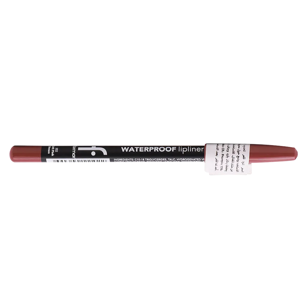 Flormar Waterproof Lipliner Soft Pink Brown 202 - view 2