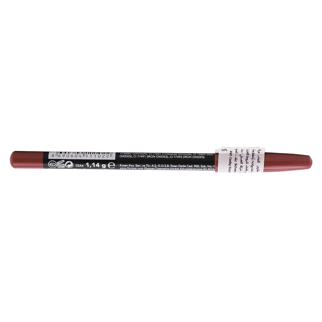Flormar Waterproof Lipliner Soft Pink Brown 202 - view 3