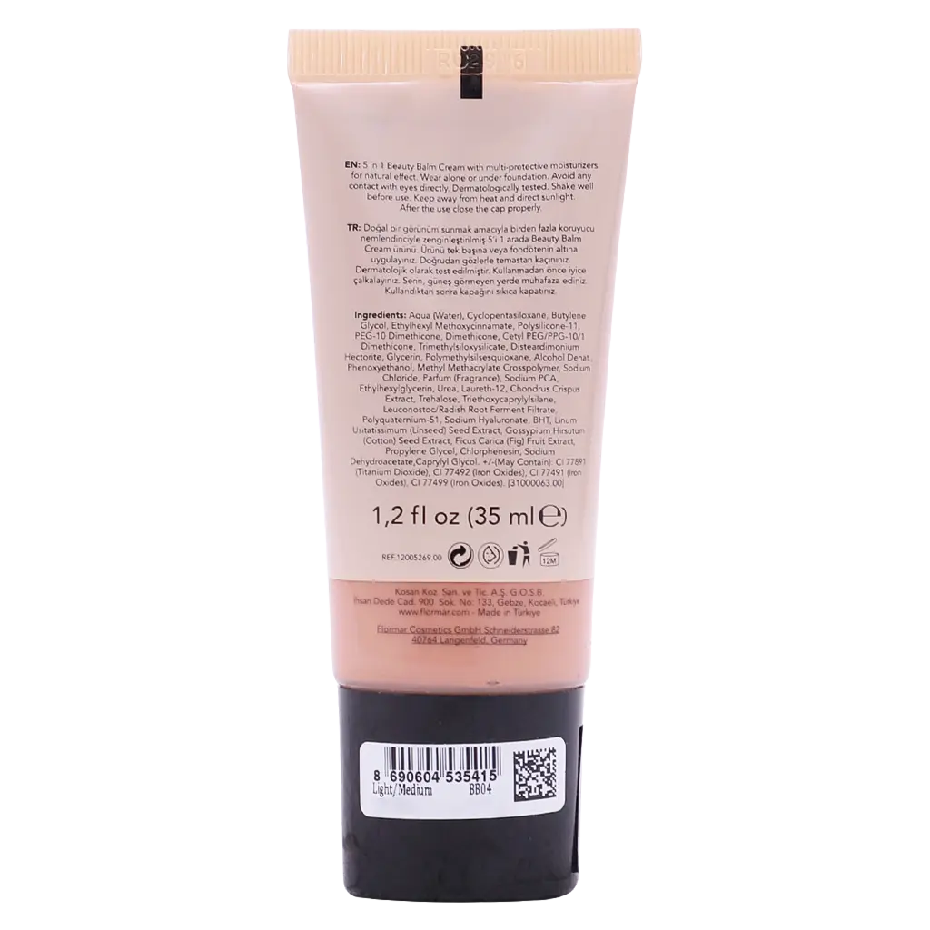 Flormar BB Cream BB04 Light Medium 35 ml - view 2