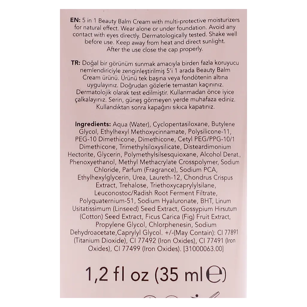 Flormar BB Cream BB04 Light Medium 35 ml - view 3