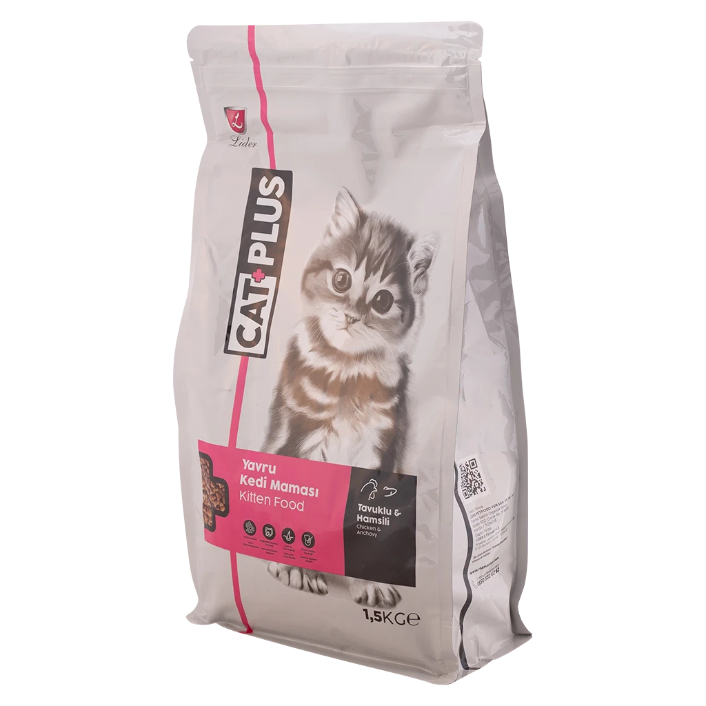 Cat Plus dry food for kittens with chicken and anchovies 1.5 kg