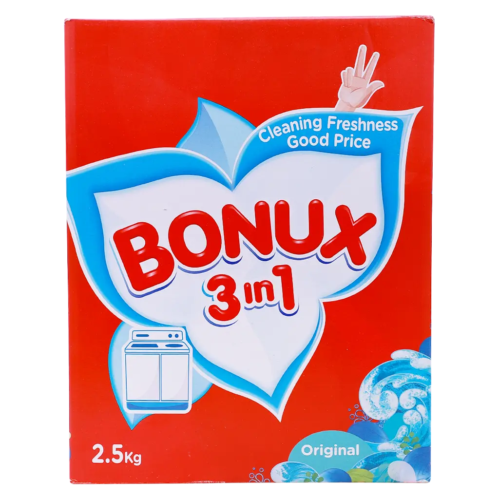 Bonux Laundry Detergent Powder Semi-Automatic Original 2.5 Kg - view 3
