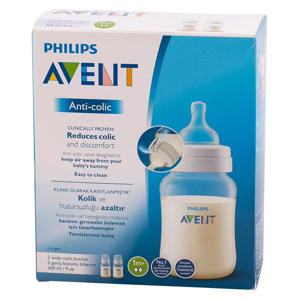 Philips Avent  Response Baby Bottle With AirFree Valve  2 pcs 260ml  - view 3