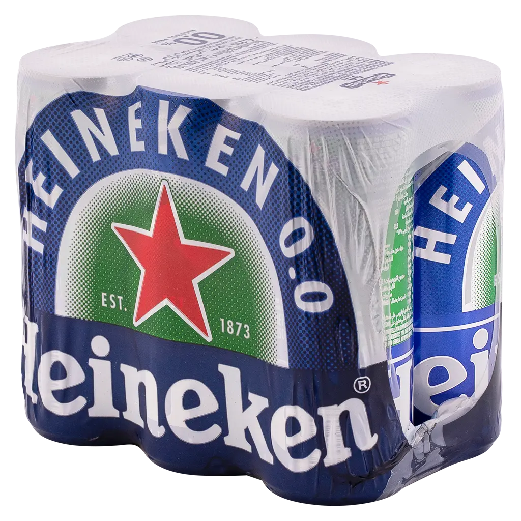 Heineken Non Alcohol Beer Cans 6 pcs 250 ml - view 1