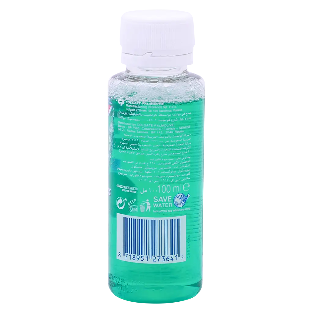 Colgate Plax Fresh Mint Small On-the-Go Mouthwash 100 ml - view 3