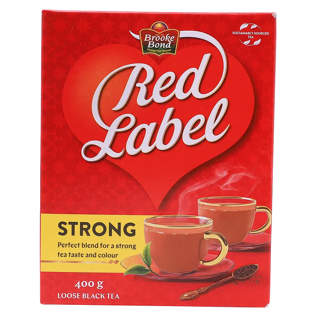 Lipton Brooke Bond Red Label Black Loose Tea 400 gm - view 2