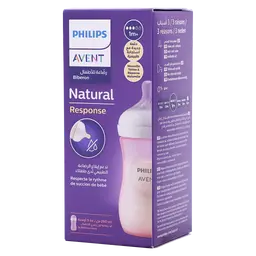 Philips Avent Natural 2.0 Feeding Bottle Pink 260 ml 