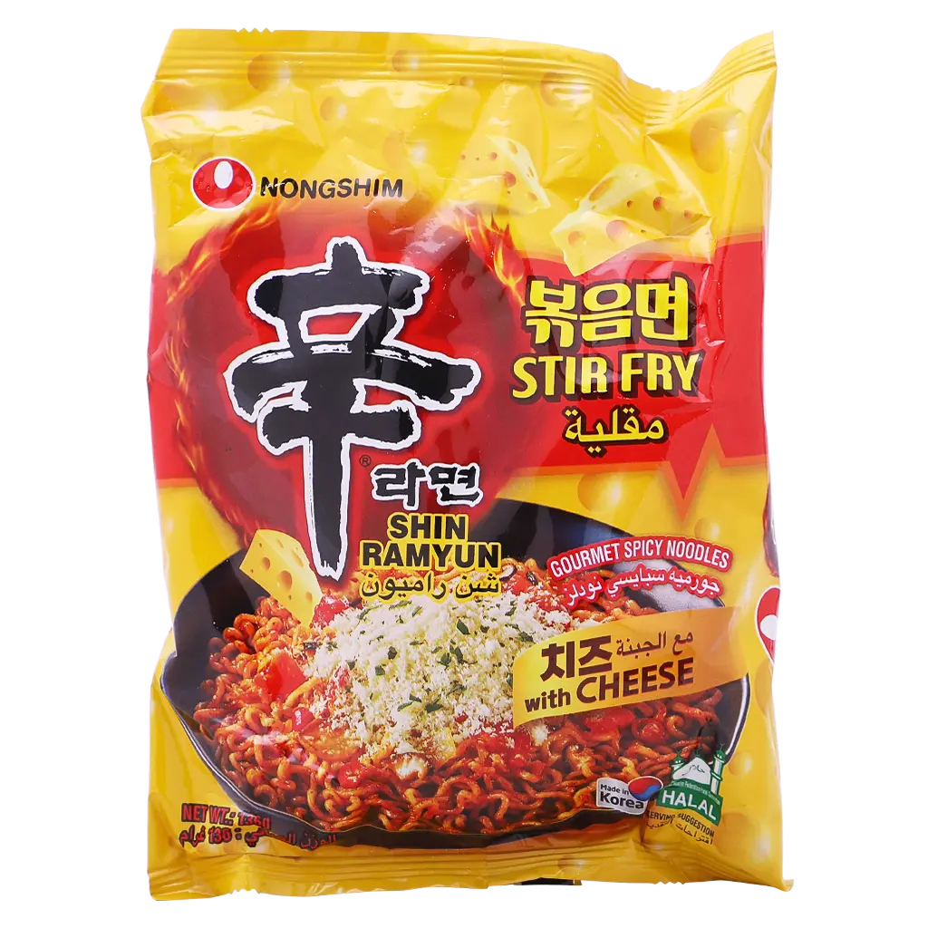 Nongshim Ramen Shin Ramyun Stir Fry with Cheese 1 piece 131 gm - view 1