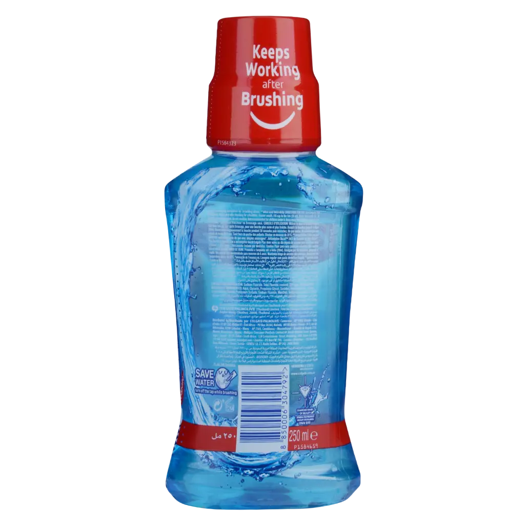Colgate Plax Peppermint Blue 0% Alcohol Mouthwash 250 ml - view 2