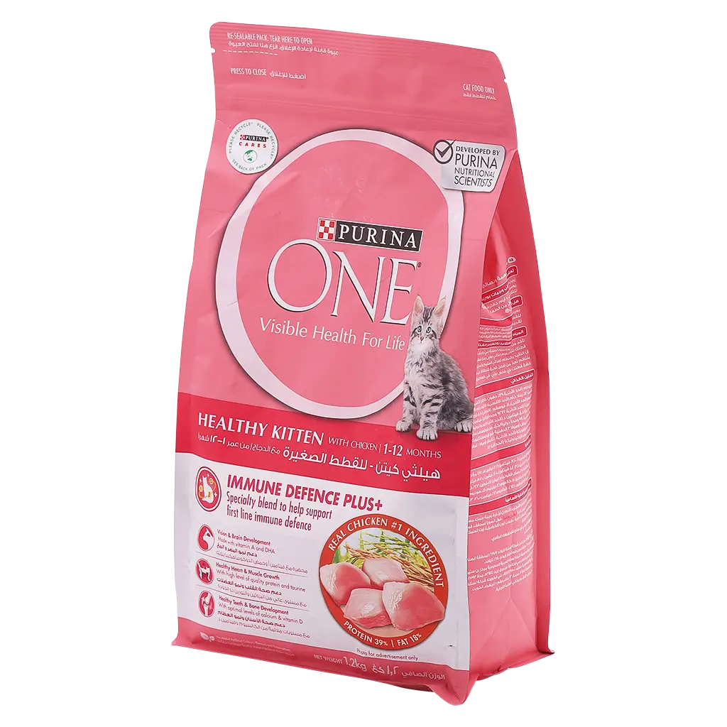 Purina One Cat Food Healthy Kitten With Chicken 1.2 Kg - view 2