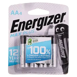 Energizer Max Plus Batteries AA 4 pcs