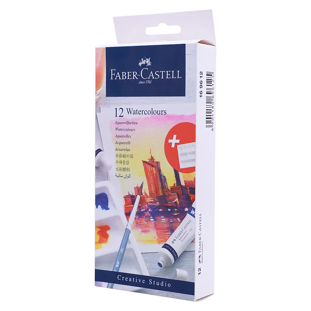 Faber Castell Creative Studio Watercolor Set 12x9mm Tubes - view 1